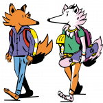 Illustration renards
